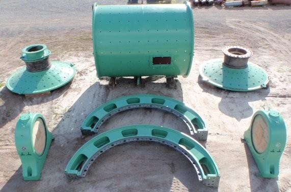 HARDINGE-KOPPERS 11' x 14' Ball Mill. No Motor (Previously Installed with 800 HP)  